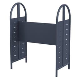 Rayonnage sans tablettes double face Dioné - Image principale