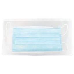 Lot de 6 Etuis porte-masque antimicrobiens format chéquier - Image principale
