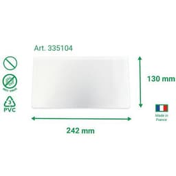 Lot de 6 Etuis porte-masque antimicrobiens format chéquier - Image 2