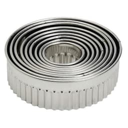 Découpoir rond cannelé de 9 emporte pièces Inox - Lacor - Image principale