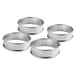 Lot de 4 cercles à tarte - 8 cm - Patisse - Image principale