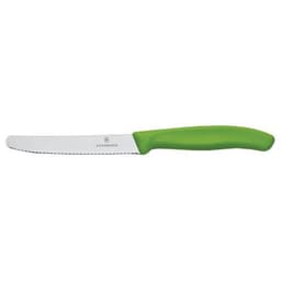 Lot de 2 couteaux de table ou à tomate 10 cm Vert - SwissClassic - Image principale