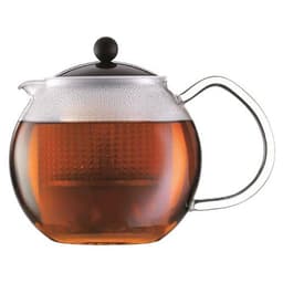Théière 0,5 L en verre avec filtre plastique Noir - Assam - Bodum - Image principale
