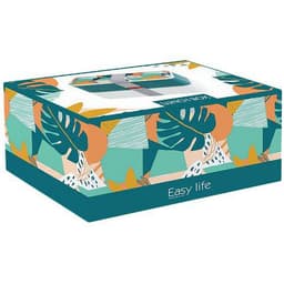 Boîte repas 2 compartiments Vert - Lunch Box - Easy Life - Image 2