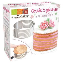 Cercle à génoise extensible de 16 à 20 cm - Scrapcooking - Image 3