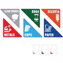 Etiquettes flux de tri pour RecycloFlex - Anglais - Image principale