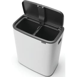 Poubelle Touch BO 2x30L Blanc - Image 4