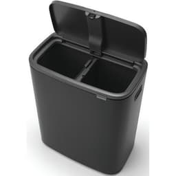 Poubelle Touch BO 2x30L noir mat - Image 5