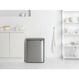 Poubelle Touch BO 60L inox mat - Image 5