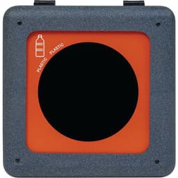 Poubelle circulaire BrickBin 65L Plastiques gris / orange - Image 7