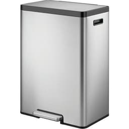 Poubelle à pédale Ecocasa II Recycling Step Bin 20+20 L inox - Image 11