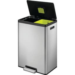 Poubelle à pédale Ecocasa II Recycling Step Bin 20+20 L inox - Image 5