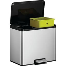 Poubelle à pédale Essential Recycler Step Bin 15+15 L inox m - Image 6