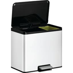 Poubelle à pédale Essential Recycler Step Bin 20+9 L blanc - Image 10