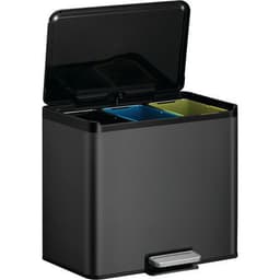Poubelle à pédale Essential Recycler Step Bin 9+9+9 L Noir - Image 3