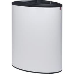 Poubelle tri sélectif Lune Binc 3flux couvercle ouvert Blanc - Image 7