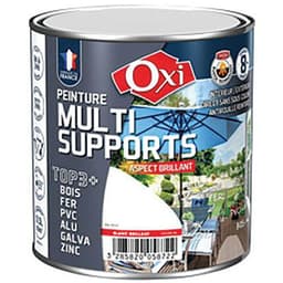 Lot de 2 Peinture bois fer pvc brillant 500ml blanc double action - Image principale