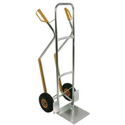Diable haut aluminium charge 100 kg avec rail escalier - Roues pneumatiques - DLV - Image principale