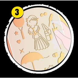 Graph'it trace-manga - Fille 'écolière' - Image 5
