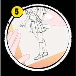 Graph'it trace-manga - Fille 'écolière' - Image 4