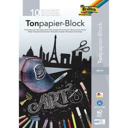 Feuille noire dessin 130g A3 recyclé (Bloc de 10) - Image principale