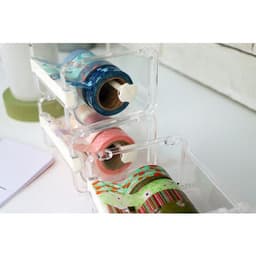 Distributeur de 3 rubans adhésifs décoratifs (Masking Tape) selon largeur empilable - Image 5