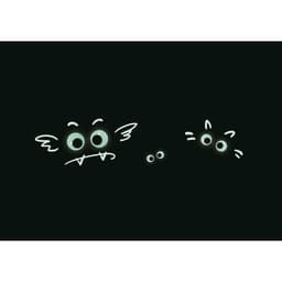 Lot de 100 yeux mobiles fluorescents autoadhésifs  8,15 et 18mm - Image 2