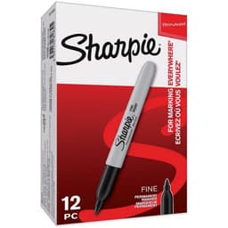 Marqueur permanent pointe fine - Boîte de 12 - Sharpie - Image principale