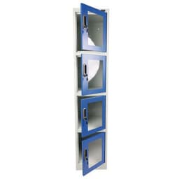 Vestiaire porte transparente 4 cases - Manutan - Image 5