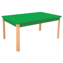 Table Ergo rectangulaire T0 - piètement bois hêtre - Image principale