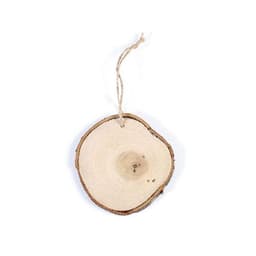 Rondelle de bois naturel diamètre 75 à 110 mm - Image principale