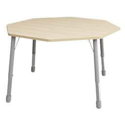 Table Eko octogonale ø 146 cm réglable T3 à T6 - bouleau - Image principale