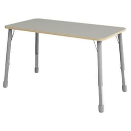 Table Eko rectangulaire 138 x 69 cm réglable T1 à T3 - gris - Image principale