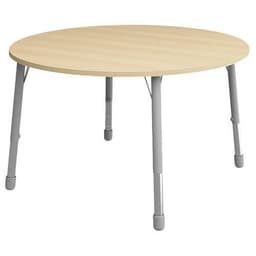 Table Eko ronde ø 136 cm réglable T3 à T6 - hêtre - Image principale
