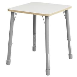 Table Eko carrée 69 x 69 cm réglable T3 à T6 - blanc - Image principale