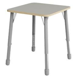 Table Eko carrée 69 x 69 cm réglable T3 à T6 - gris - Image principale
