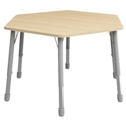 Table Eko hexagonale ø 140 cm réglable T1 à T3 - hêtre - Image principale