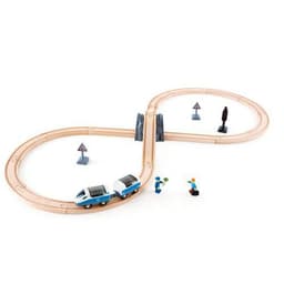Circuit de train en huit bois - Image principale