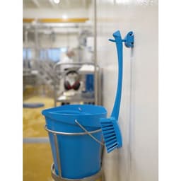 Lot de 5 Support mural hygiénique - Crochet simple - 4,15cm - Bleu - Image 4