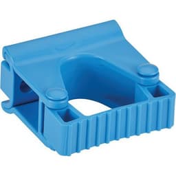 Lot de 5 Support mural hygiénique - Clip Grip - 8,3cm - Bleu - Image principale