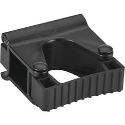Lot de 5 Support mural hygiénique - Clip Grip - 8,3cm - Noir - Image principale