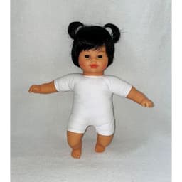 Bébé asiatique fille corps souple avec cheveux - Image principale