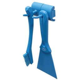 Lot de 5 Support mural hygiénique - Double crochet - 8,3cm - Bleu - Image 6