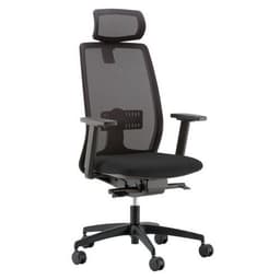 Fauteuil Oregon têtière inclin.piét. noir assise noir - Image principale