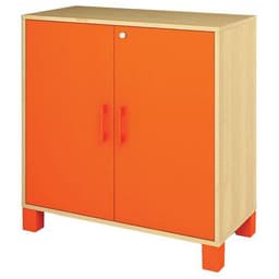 Armoire basse Confetti avec pieds 2 portes à clé - Image principale