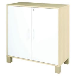 Armoire basse Confetti avec pieds 2 portes à clé - Image 2