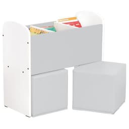 Bac à livres et poufs Confetti - Image 2