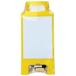 Chevalet avec message effaçable blanc / jaune - Novap - Image 3