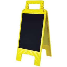 Chevalet avec message effaçable ardoise / jaune - Novap - Image principale