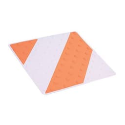 Lot de 5 Dalle podotactible orange/blanc - Novap - Image principale